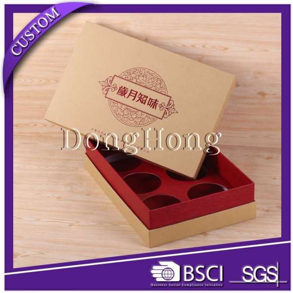 Custom Logo Printed Eco-Friendly Kraft Paper Box with Inserts