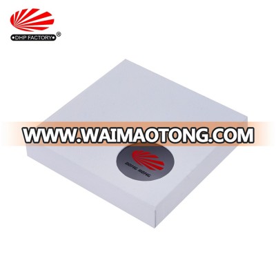 Wholesale Luxury Square 2 Piece Rigid Paper Cardboard Packaging Custom Logo Plain White Clear Window Gift Box