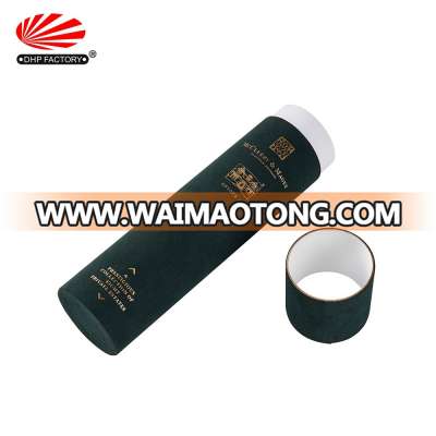 Custom Handmade Soft Cylinder Cardboard Tube Packaging Luxury Paper Round Velvet Flower Box