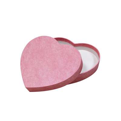 High Quality Manufacturer Pink Empty Love Wedding Chocolate Favour Heart Shaped Paper Boxes