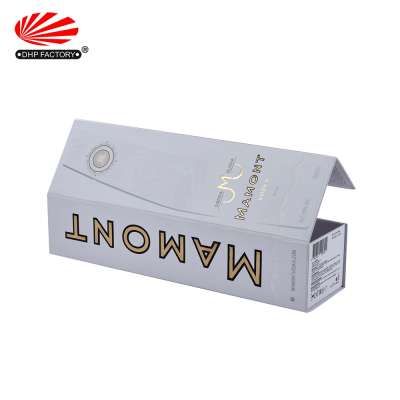 Creative Cardboard Foldable Gift Storage Cheap Wine Box for 375ml bottle